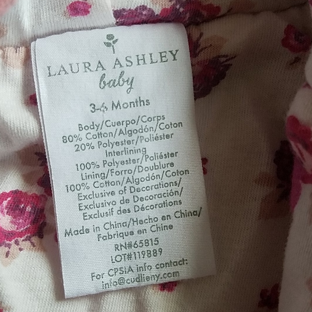 Carters & Laura Ashley Pink Winter Onsie Prams - Picture 6 of 13